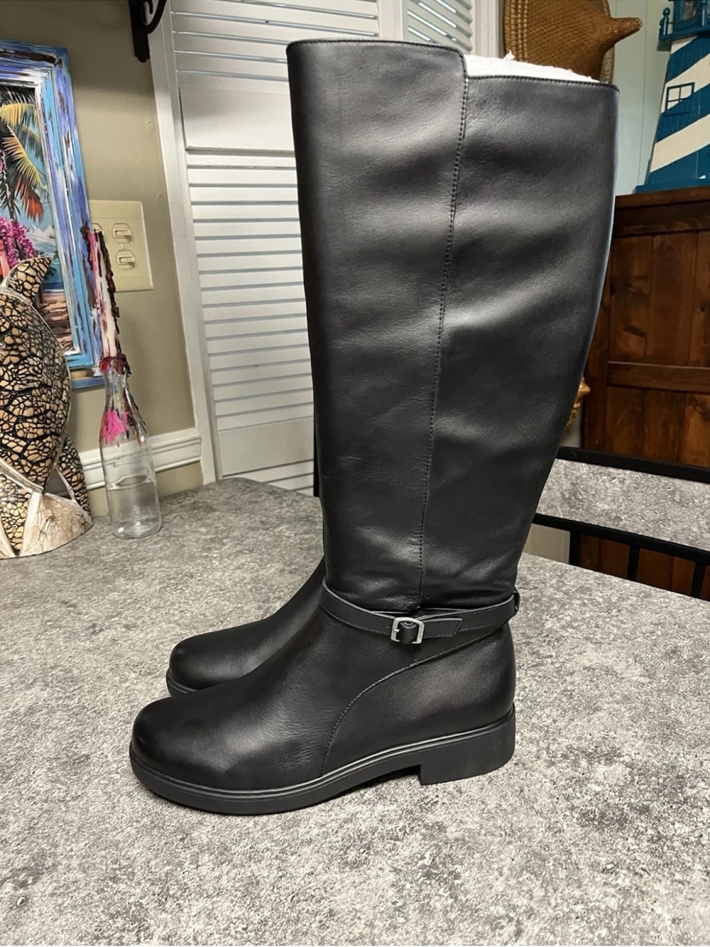ABEO Compass Tall Size 11 Black Boots-New w/out tags
